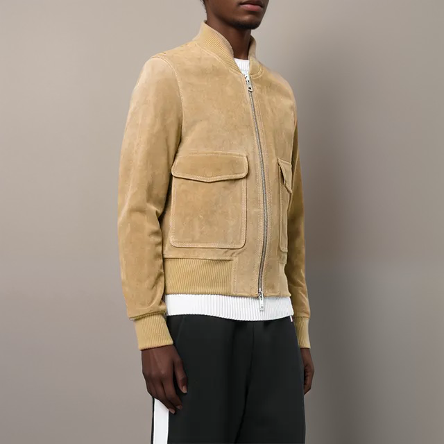 ELI SUEDE BOMBER JACKET