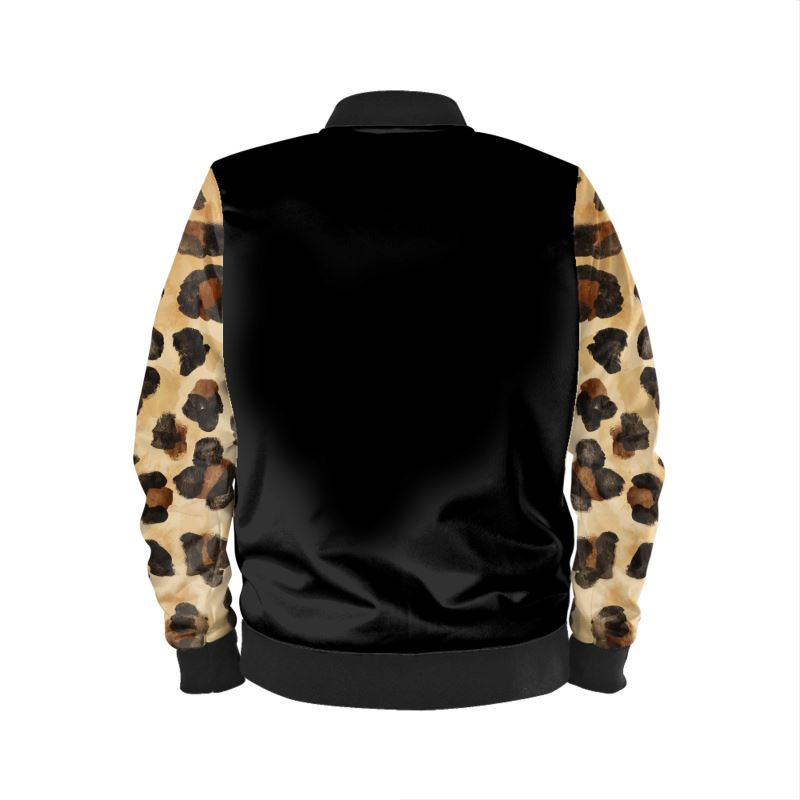 LEOPARD PRINT BOMBER (UNISEX)