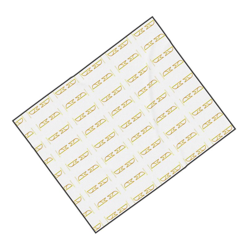 SERVIETTE DE PLAGE MONOGRAMME MD