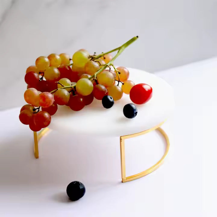 MARBELLA GOLD & MARLBE CAKE STAND
