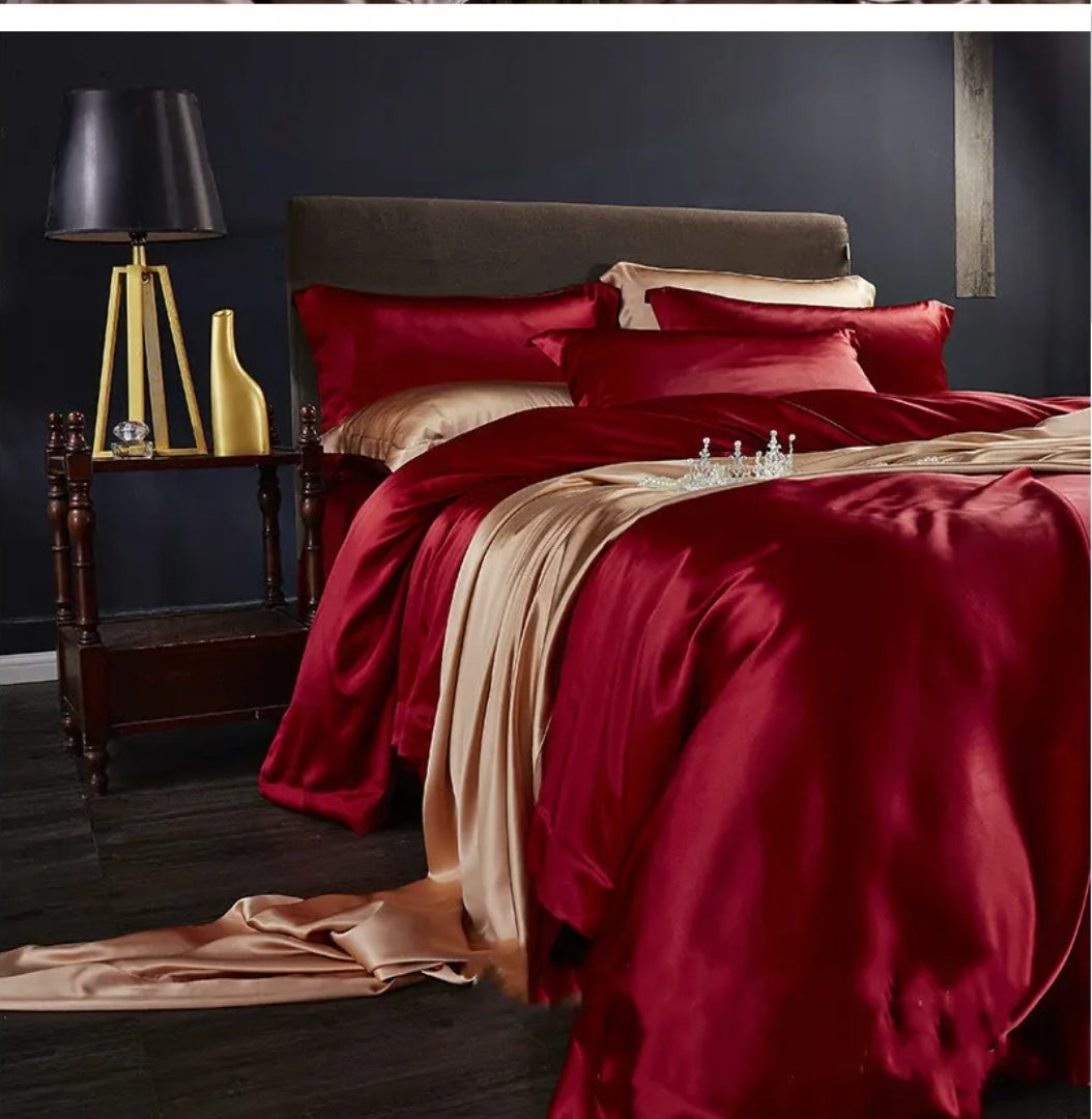 CLEOPATRA 4 PIECE SILK BEDDING SET