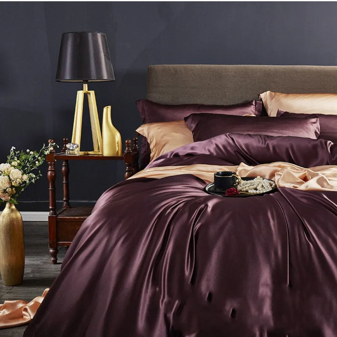 CLEOPATRA 4 PIECE SILK BEDDING SET