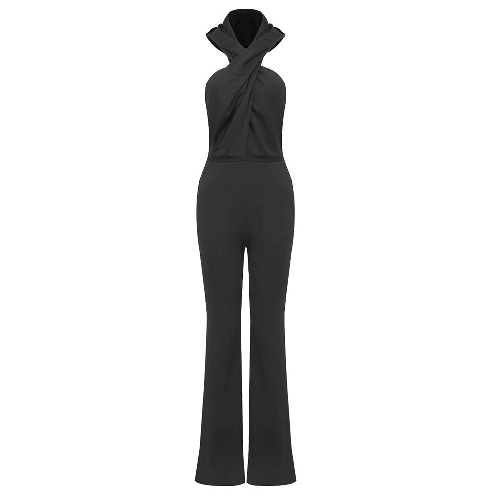 BIANCA HOODED JUMPSUIT - Michelle Divine Boutique