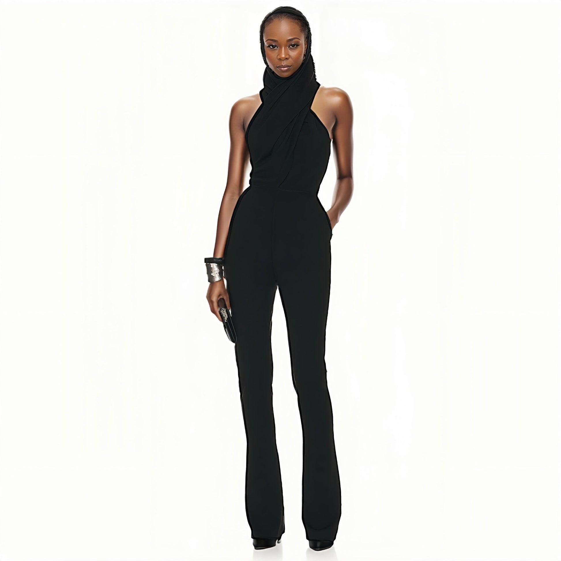 BIANCA HOODED JUMPSUIT - Michelle Divine Boutique