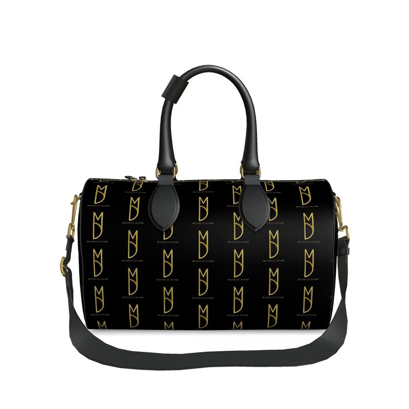 BLACK CLASSIC MD DUFFLE BAG - Michelle Divine Boutique