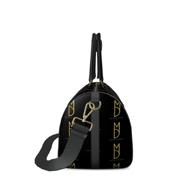 BLACK CLASSIC MD DUFFLE BAG - Michelle Divine Boutique