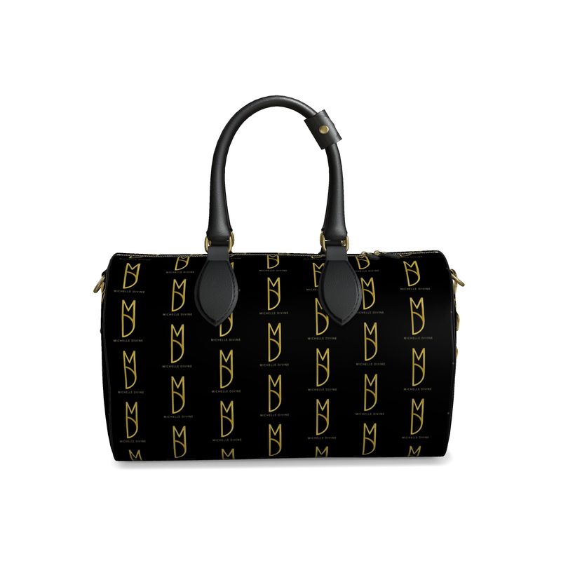 BLACK CLASSIC MD DUFFLE BAG - Michelle Divine Boutique