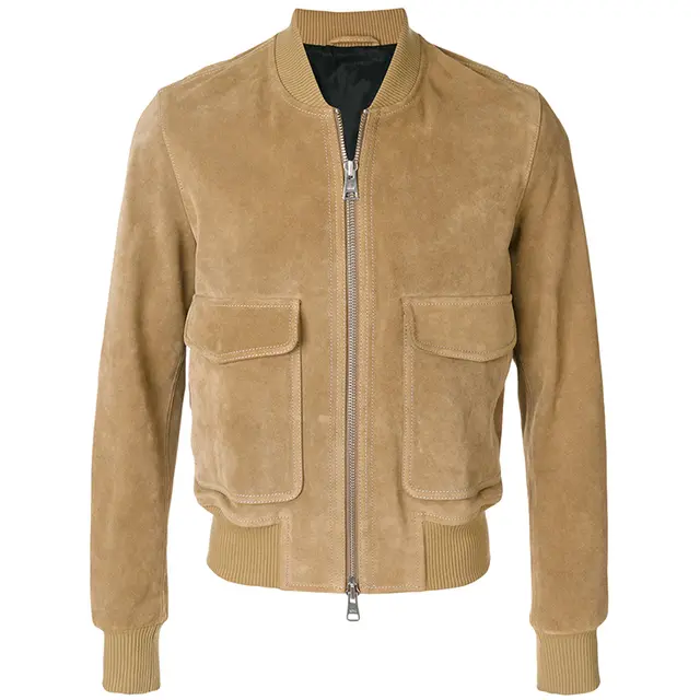 ELI SUEDE BOMBER JACKET