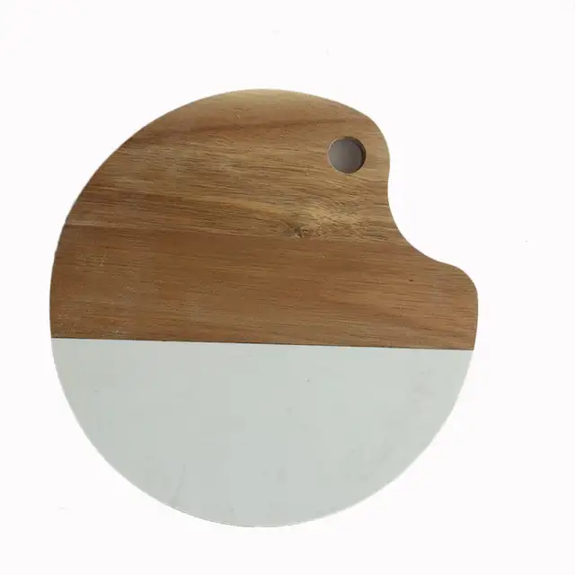MAISON WOOD AND MARBLE LUXE CUTTING BOARD