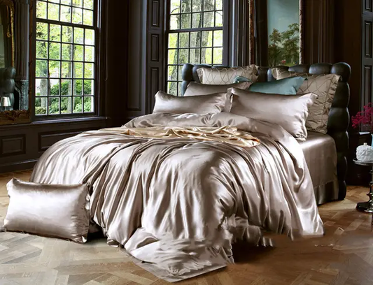 CLEOPATRA 4 PIECE SILK BEDDING SET