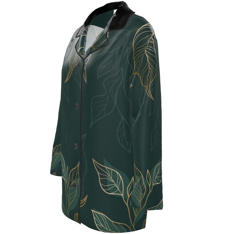 HAVANA NIGHTS BUTTON DOWN SILK SHIRT