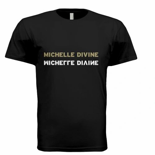 MICHELLE DIVINE PRINTED T-SHIRT